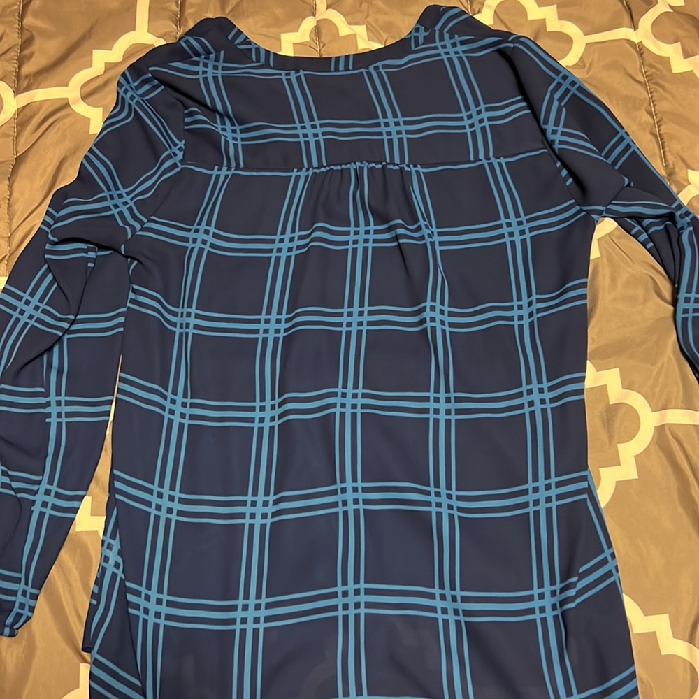 Charming Charlie’s Blue Shirt - Picture 2 of 4